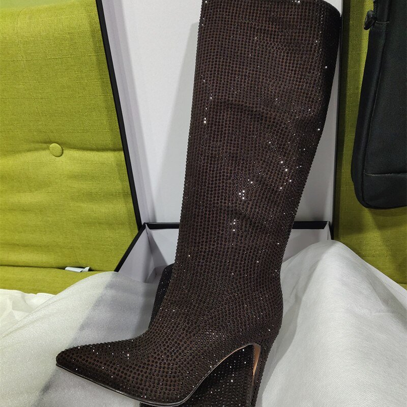 2022-Women-s-New-European-and-American-Fashion-Show-Starry-Sky-High-heeled-Rhinestone-Pointed-Nightclub-4