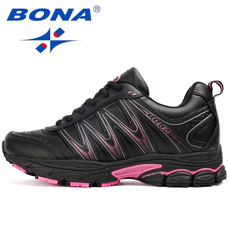 BONA-New-Hot-Style-Women-Running-Shoes-Lace-Up-Sport-Shoes-Outdoor-Jogging-Walking-Athletic-Shoes