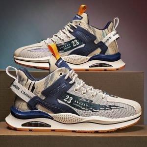 Men's New Sneakers Shoes Light Casual Fashion Running Elastic Leisure Outdoor Mesh Sports Tennis Man Walking Basketball Size44