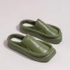New Platform Green Woman Slippers Fashion Women Summer Shoes Designer Flip Flops Outdoor Beach Slippers Flat Leather Slaps
