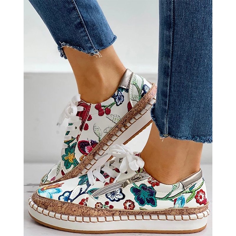 New-Women-Sneakers-Elegant-Floral-Printed-Lace-Up-Female-Flat-Shoes-Fashion-Round-Toe-Lady-Vulcanized